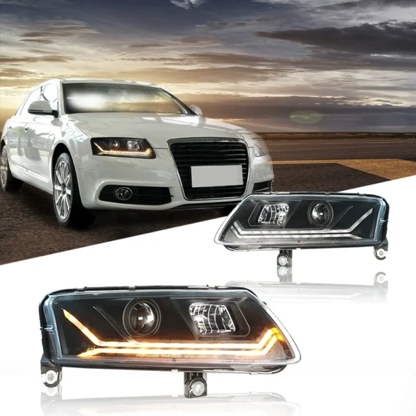 Блок Фары Тюнинговые Audi A6 (С6) 4F2 05–08–12 — изображение 2