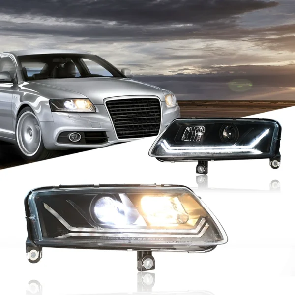 Блок Фары Тюнинговые Audi A6 (С6) 4F2 05–08–12 — изображение 3